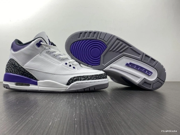 Jordan Retro CT8532-105 3 Air 'Dark Iris' 1127
